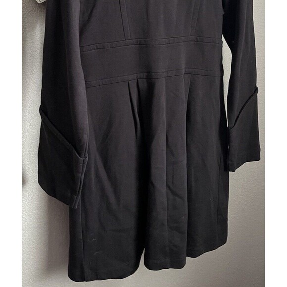 NWT! Cabi Grab & Go Military Style Steampunk Women's M Cotton Coat - Black #695 - Picture 10 of 10